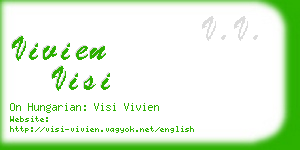 vivien visi business card